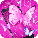 Glittering Butterfly Shiny Theme icon