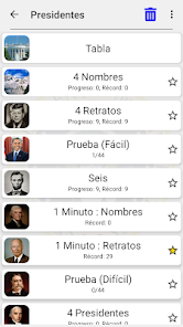 Captura 3 Presidentes de los EEUU - Quiz android