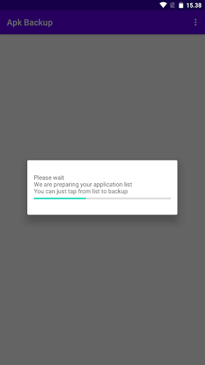 Android application Apk Backup screenshort