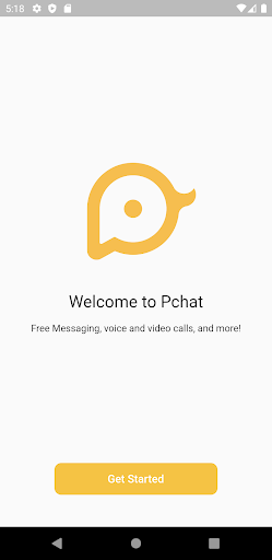Android application P-Chat screenshort