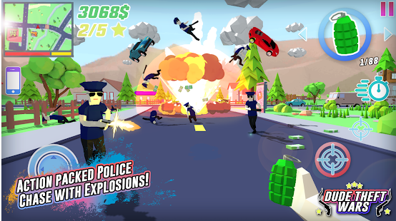 Dude Theft Wars Offline & Online Multiplayer Games Screenshot
