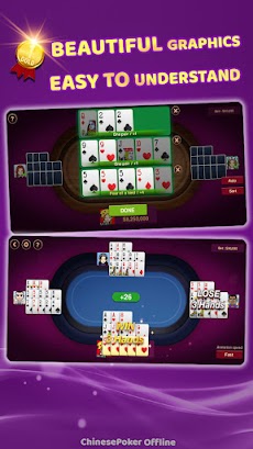 Chinese Poker Offlineのおすすめ画像2