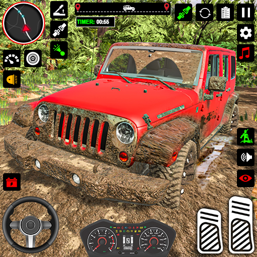 Long Road Trip Car Simulator Logo
