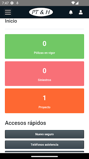 PTH seguros Screen 2