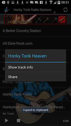 Honky Tonk Radio Stations Screen 2