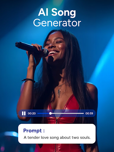 Screenshot of Melodia - AI Song Generator
