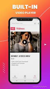 Vidpal-動 画 保 存 & 動 画 ダウンロードアプリ