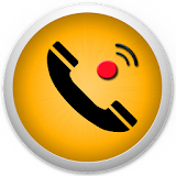 Gold call recorder icon