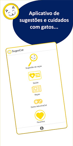Android application SugesCat: raças de gatos screenshort