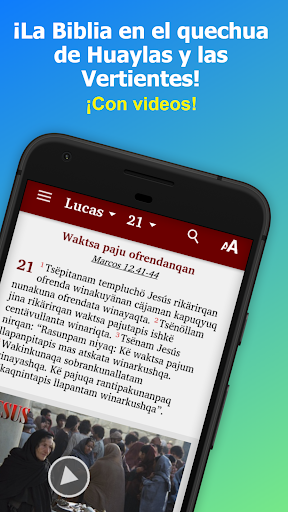 Android application Bible Quechua Huaylas screenshort
