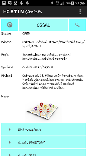 CETINFO Screen 2