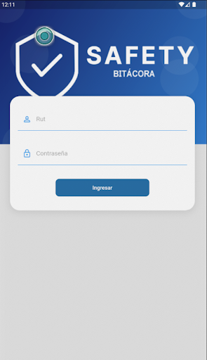 Android application Safety Bitácora screenshort