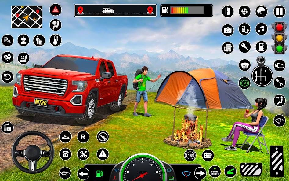 Offroad Jeep Driving Games 3D banner