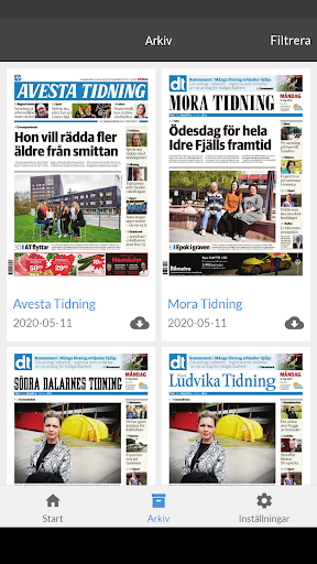Södra Dalarnes Tidning e-tidn Screen 2