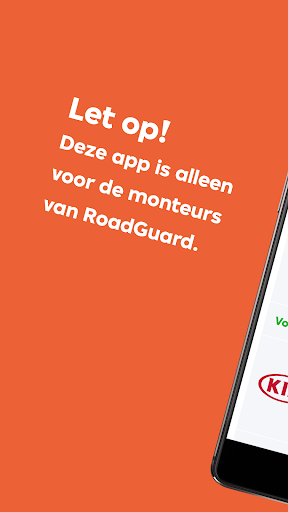Android application Monteur - RoadGuard screenshort