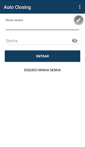 Android application CEABS Auto Closing screenshort