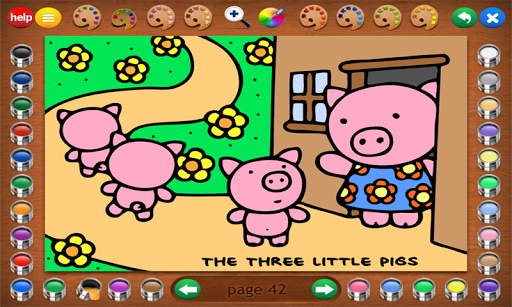 Android application Coloring Book 8: Fairy Tales screenshort