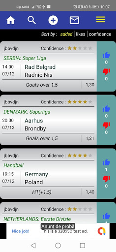 Android application TipStore screenshort