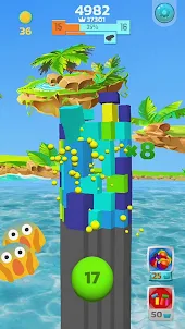 Color Tower Crash 3D: Arcade G