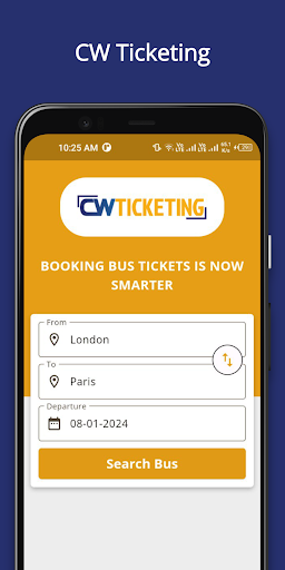 Android application CW Ticketing-Buy bus ticket screenshort