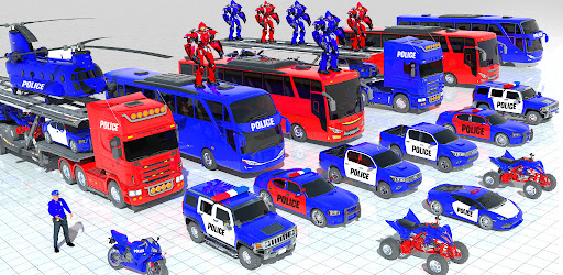 US Police Robot Car Transport