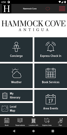 Android application Hammock Cove Antigua screenshort