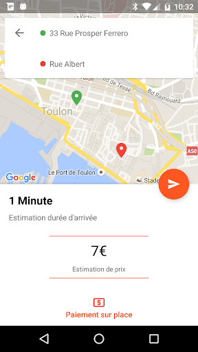 Taxi Toulon Screen 3