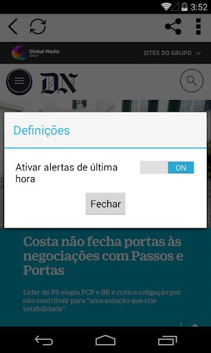 DN - Diário de Notícias Screen 3