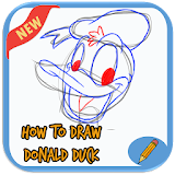 How to Draw Donald Duck icon