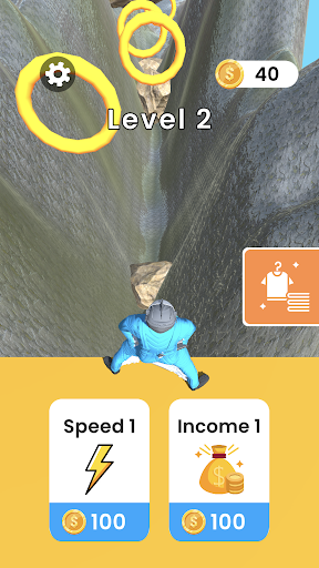 Android application Flying Man screenshort