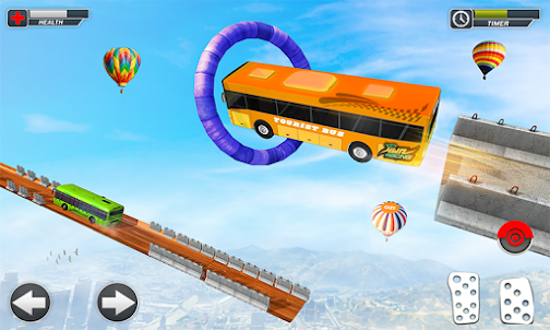 メガランプ：バスインポッシブルスタントバス運転手のゲーム