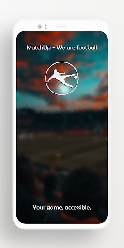 Android application MatchUp - We are football screenshort