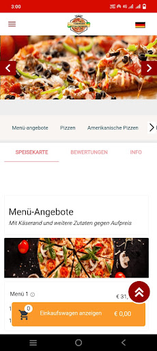 Tubinger Pizza Express Screen 2