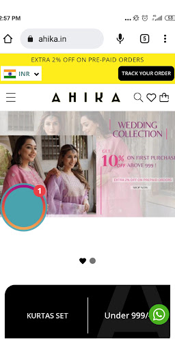 Android application Ahika screenshort