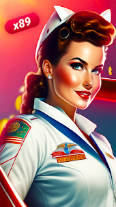 Aviator Pin Up