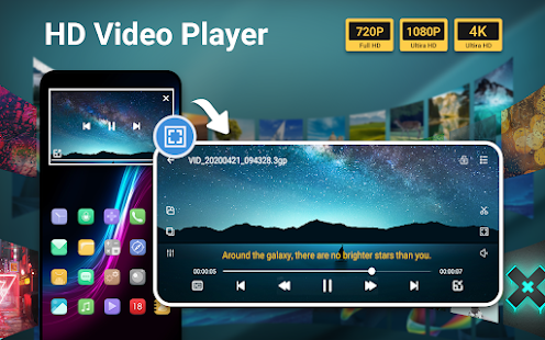 Video Player All Format HD android2mod screenshots 1
