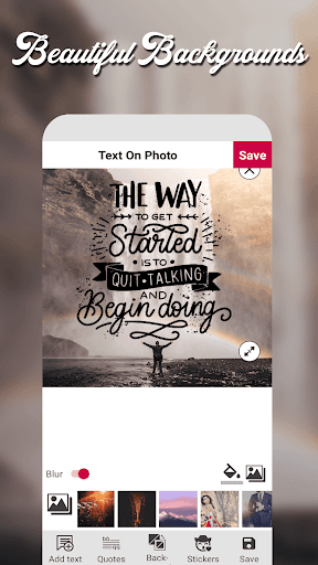 Write on Pictures App Screen 2