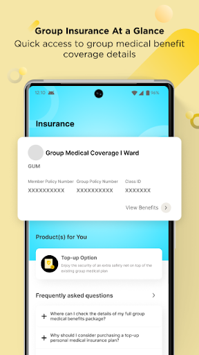 GUM: Employee Benefits Screen 3