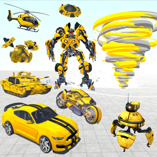 Robot Tornado Transform Game