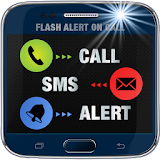Flash Alerts on Call / SMS icon