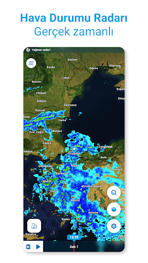 Meteored: Hava Durumu Radarı ekran görüntüsü