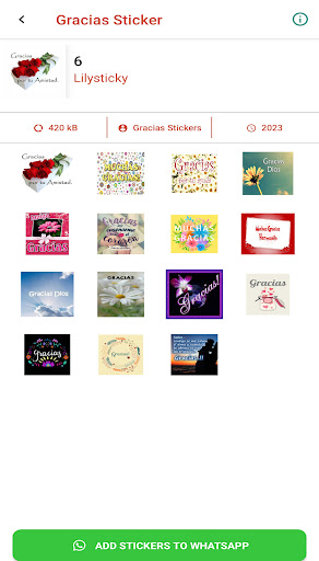 Gracias stickers para whatsapp