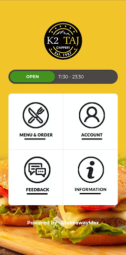 Android application K2 Taj Chippery & Curry House screenshort