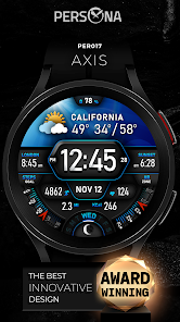 Captura de Pantalla 25 PER017 Axis Digital Watch Face android