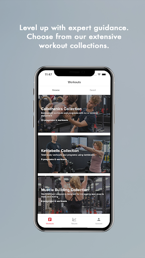 Android application ONI Workout screenshort