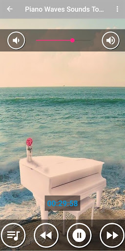 Android application Peaceful Piano Music Waves screenshort