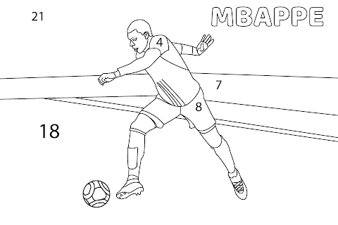 Football Color By Number