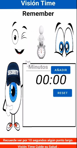 Android application Visión Time screenshort