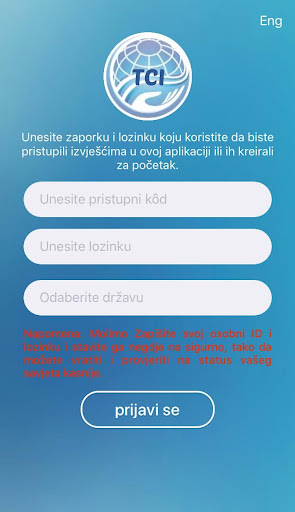 Android application TCI screenshort