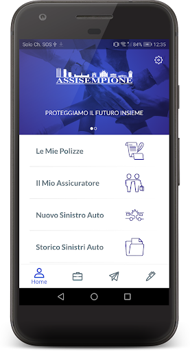Android application Assisempione screenshort